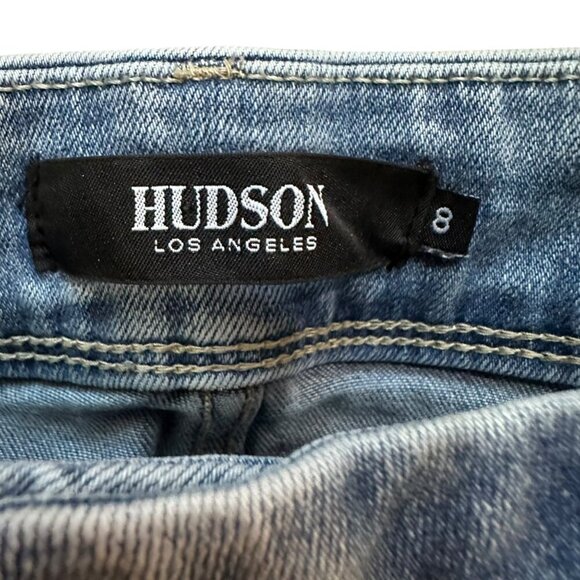 Hudson Los Angeles‎ Womens Mid-Rise Light Wash Denim Jeans Stretch Size 8 - Picture 5 of 7